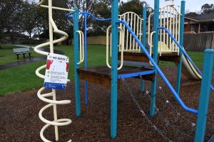 Playgrounds closed as pandemic rolls on