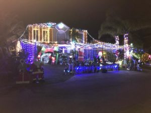 SANTAstic Street lights up the night