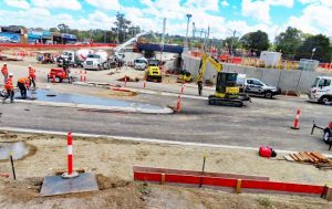 Clyde Road underpass underway
