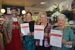Volunteer milestone at Red Cross