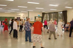 Retired residents parade their twinkle toes