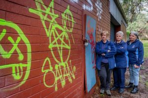 Vandals destroy Guides camp