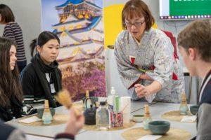 Hillcrest Japan tea and dignitary