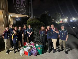 Scouts lend a helping hand