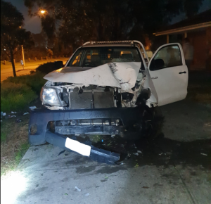 Learner drink driver causes a mess
