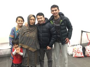 Refugee’s road to safety, all in a book.