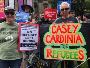Locals attend City rally to protest for permanent visas