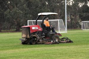 Weather hampers mowing schedule