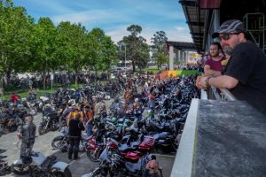 Riders ‘rumble’ to Dandenong Market