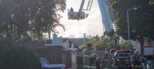 Endeavour fire engulfs house