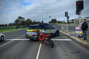 Motorcycle rider found unlicensed