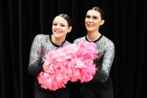 Cheery competitors strut their stuff