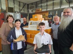 Boot donation a boost for safety