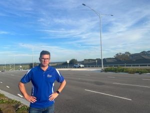 Final lights switched on along O’Shea Road