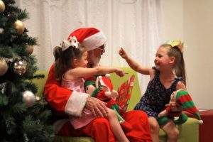 Sensitive Santa lands