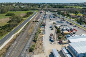 Level crossing removal begins at Station Street