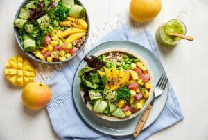 Mango poke bowl