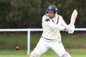 Cooper digs in against Berwick bowlers
