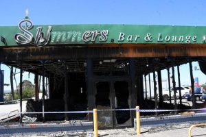 Bar destroyed by fire
