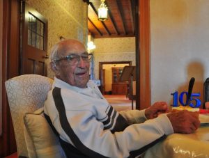 A century and more, 105 for Harry