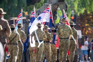 Casey commemorating Anzac Day 2024