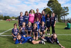 Girls football at fever pitch