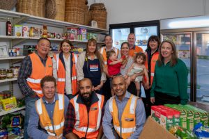 Road works donates to Sammy’s Pantry