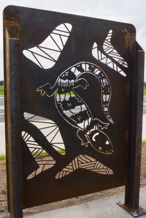 Second installation of Hall Road Upgrade artwork