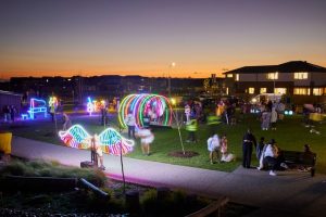 A neon winter wonderland for Smiths Lane