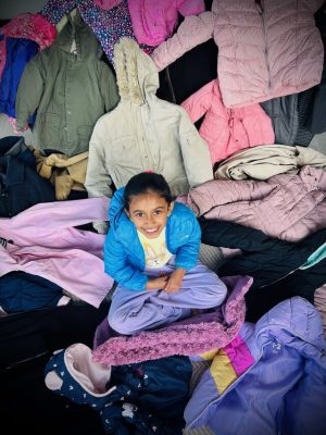 Coat drive success for young advocate
