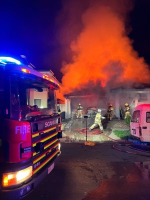 Officials urge for more care on garage fire safety