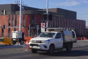 Last lights for road upgrade