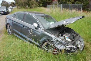 21-year-old man allegedly armed with a knife arrested following collision
