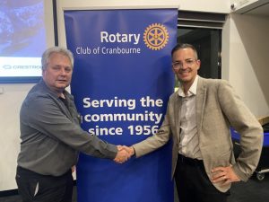 Casey leaders attend Cranbourne Rotary night