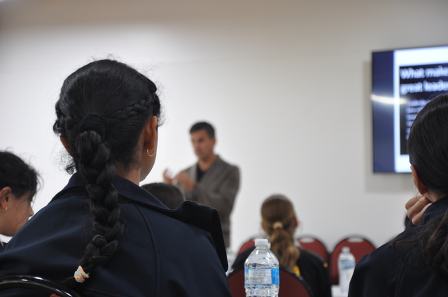 A leaders’ meeting
