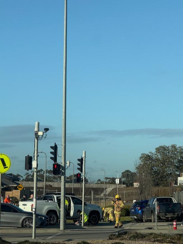 Collision at Clyde Five Ways intersection