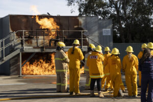 Girls fire up for CFA emergency drills