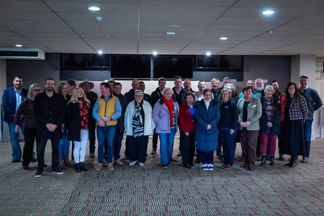 Casey not present in councils’ rally against levy