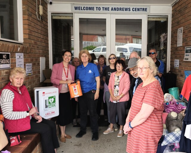 Local community hub wins defibrillator from St John Ambulance